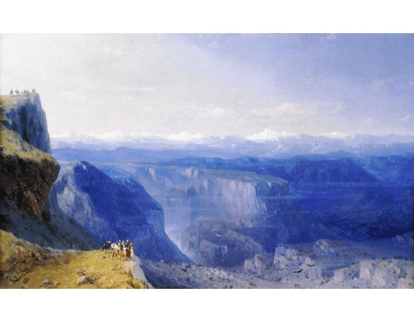 The Caucasus Painting by Ivan Konstantinovich Aivazovsky