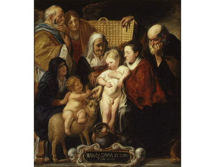 The Holy Family with St. Anne, The Young Baptist, and his Parents 