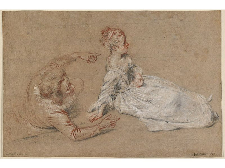 Sitting Couple c. 1716 