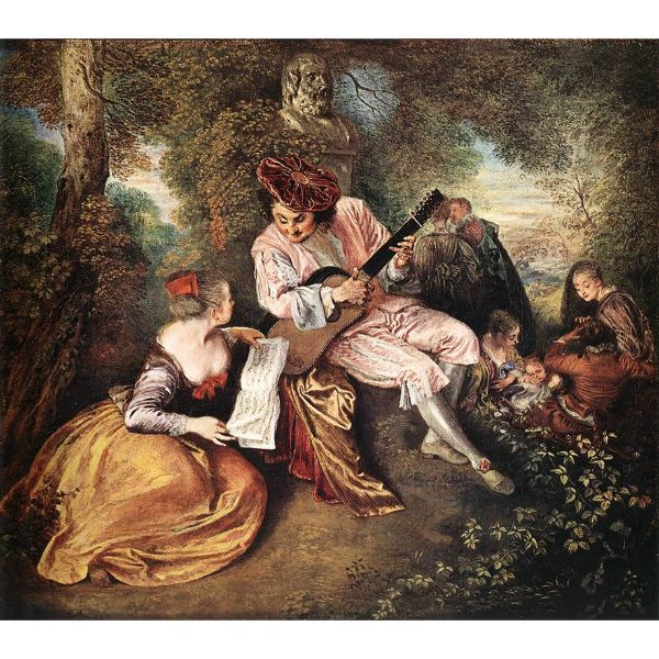 La gamme d'amour' (The Love Song) c. 1717 