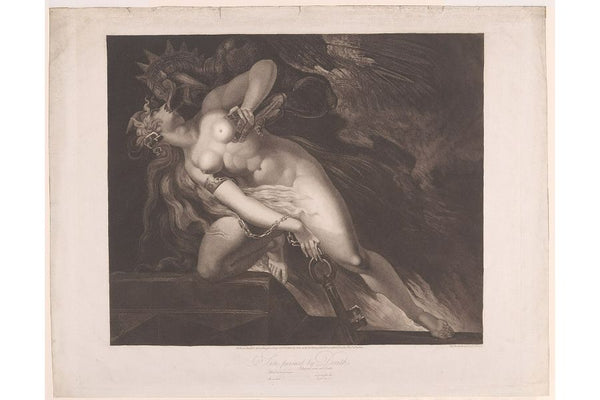 Sin Pursued by Death Painting by Johann Henry Fuseli