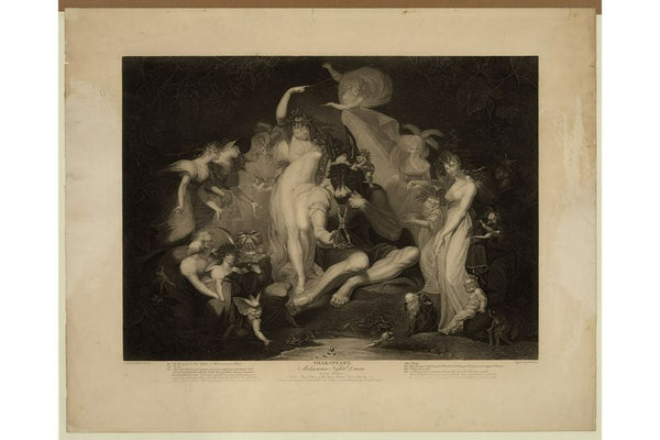Scene from Act IV Scene I of A Midsummer Nights Dream by William Shakespeare Painting by Johann Henry Fuseli