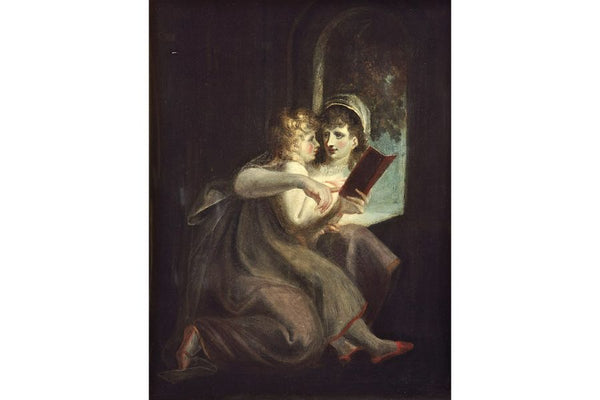 Milton When a Boy Instructed by His Mother Painting by Johann Henry Fuseli