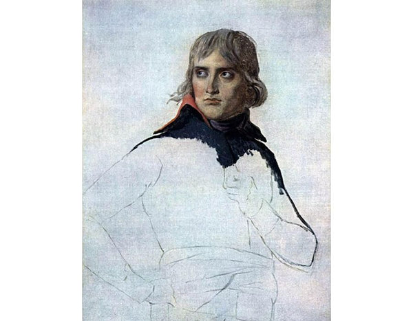 Portrait of General Bonaparte 1797 Painting by Jacques Louis David