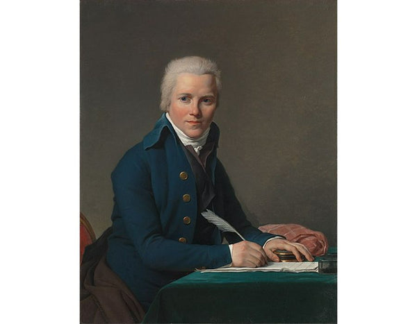 Portrait of Jacobus Blauw 1795 Painting by Jacques Louis David