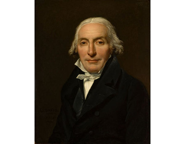 Portrait of Jean Pierre Delahaye Painting by Jacques Louis David