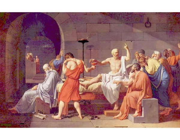 Death of Socrates Painting by Jacques Louis David
