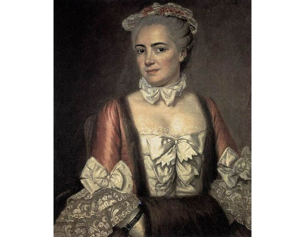 Portrait of Marie-Françoise Buron c. 1769 Painting by Jacques Louis David