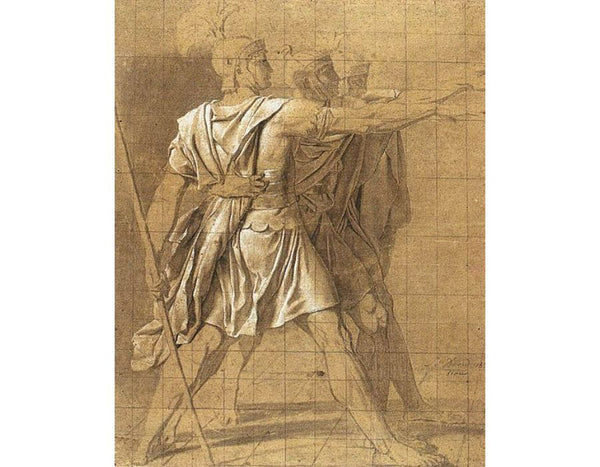 The Three Horatii Brothers  Painting by Jacques Louis David