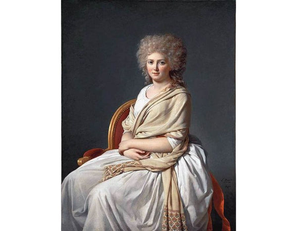 Anne-Marie-Louise Thélusson, Comtesse de Sorcy 1790 Painting by Jacques Louis David.