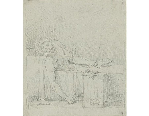 The Death Of Marat Painting by Jacques Louis David