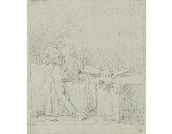 The Death Of Marat Painting by Jacques Louis David