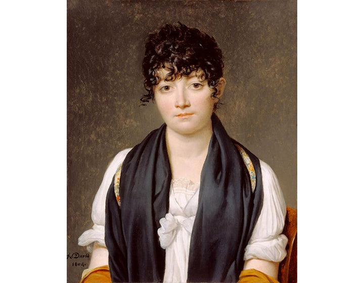 Portrait Of Suzanne Le Pelletier De Saint Fargeau 1804 Painting by Jacques Louis David