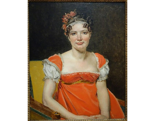 Laure Emile Felicite David Baronne Meunier Painting by Jacques Louis David