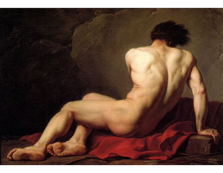 Patrocles Painting by Jacques Louis David