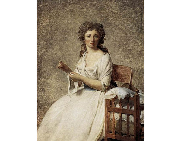 Portrait of Madame Adelaide Pastoret 1791-92 Painting by Jacques Louis David