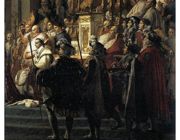Consecration of the Emperor Napoleon I (detail 3) 1805-07 Painting by Jacques Louis David