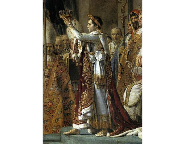 Consecration of the Emperor Napoleon I (detail 1) 1805-07 Painting by Jacques Louis David