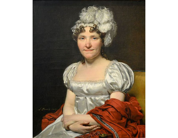 Portrait of Charlotte David (Madame David) 1813 Painting by Jacques Louis David