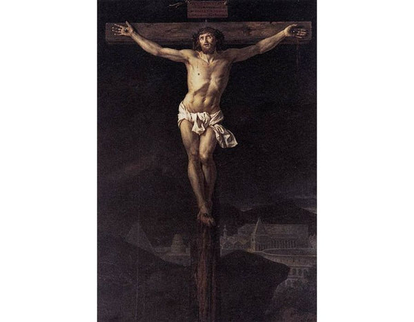 Christ on the Cross 2 Painting by Jacques Louis David