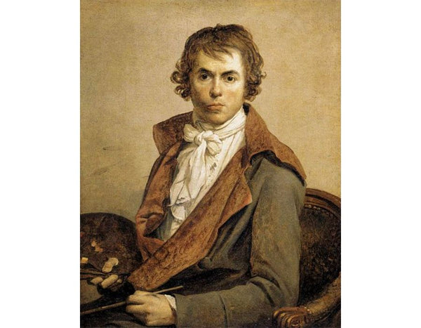 Portrait of the Artist 1794 Painting by Jacques Louis David