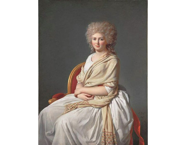 Portrait of Anne-Marie-Louise Thélusson, Comtesse de SorcyPortrait of Anne-Marie-Louise Thélusson, Comtesse de Sorcy Painting by Jacques Louis David