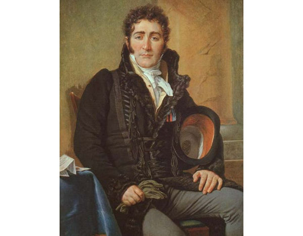 Portrait of the Count de Turenne 1816 Painting by Jacques Louis David