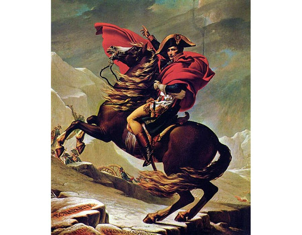 Napoleon Crossing the Alps 2 Painting by Jacques Louis David