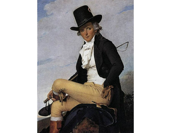 Portrait of Pierre Seriziat Painting by Jacques Louis David