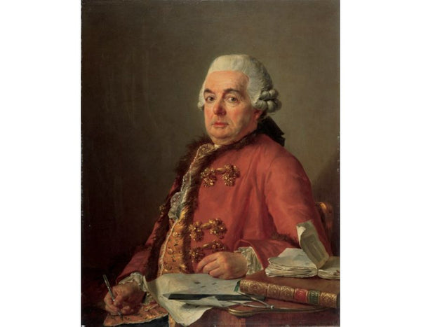 Portrait of Jacques-François Desmaisons Painting by Jacques Louis David
