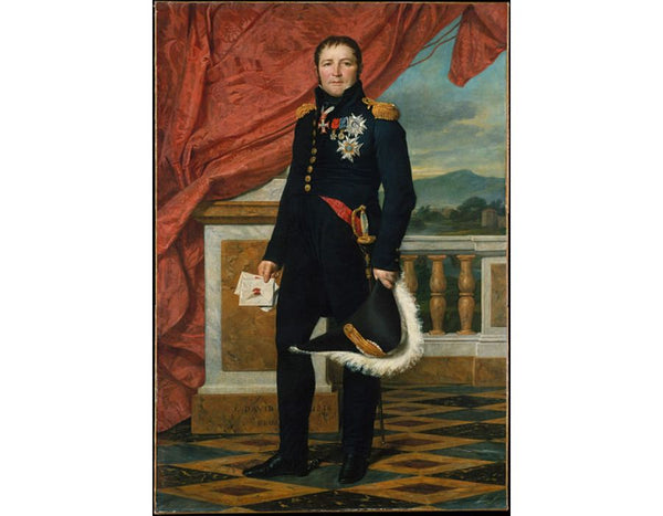 General Gerard Painting by Jacques Louis David