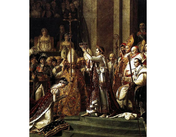 Consecration of the Emperor Napoleon I (detail 2) 1805-07 Painting by Jacques Louis David