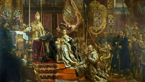 King John Casimir's Oath Painting by Jan Matejko