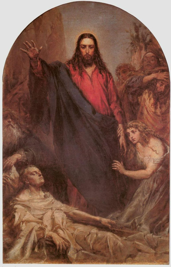 Resurrection of Lazarus Painting by Jan Matejko