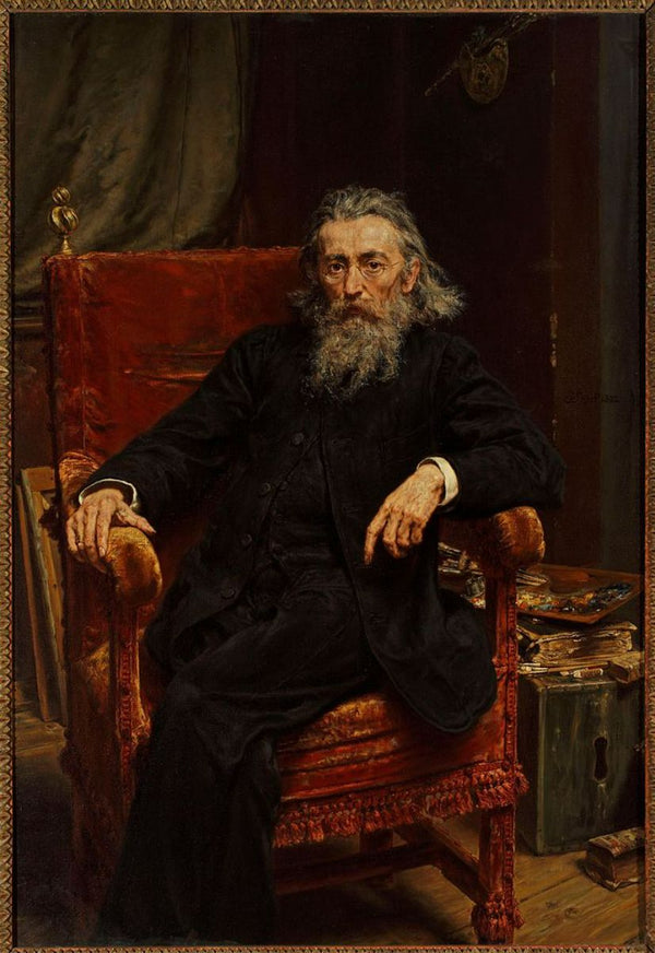 Portrait of Jozef Szujski Painting by Jan Matejko