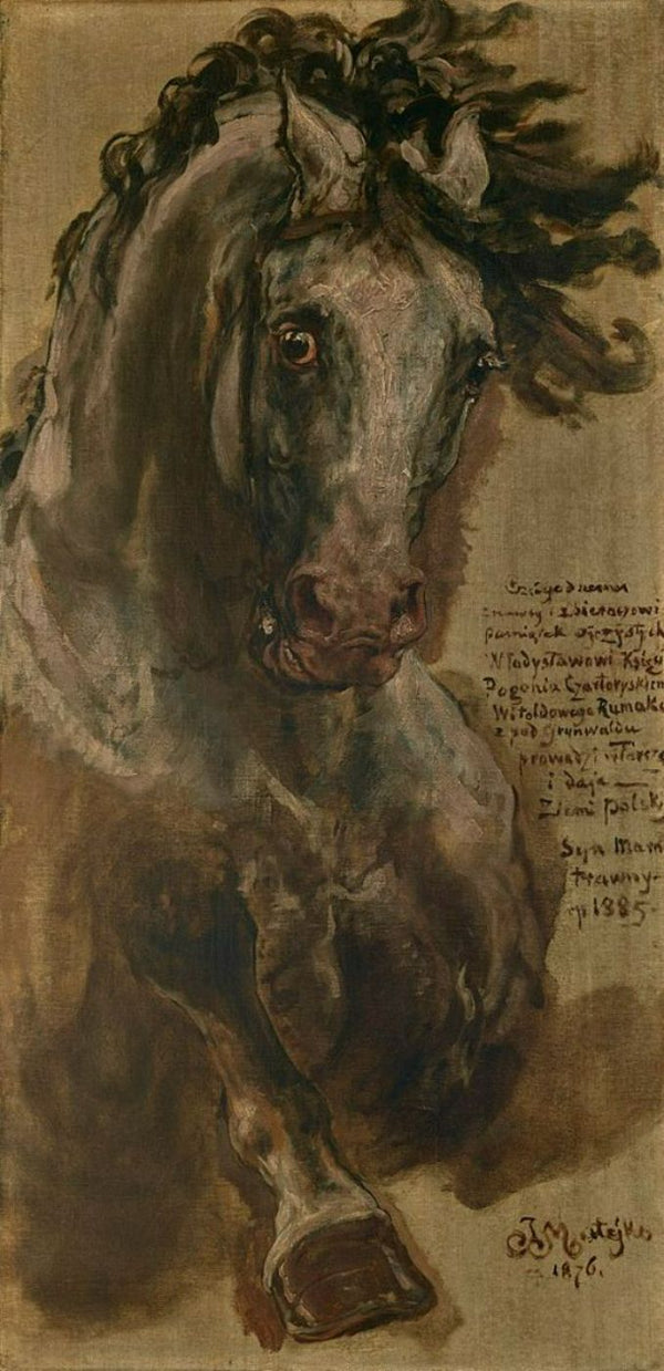 Horse Study I Painting by Jan Matejko