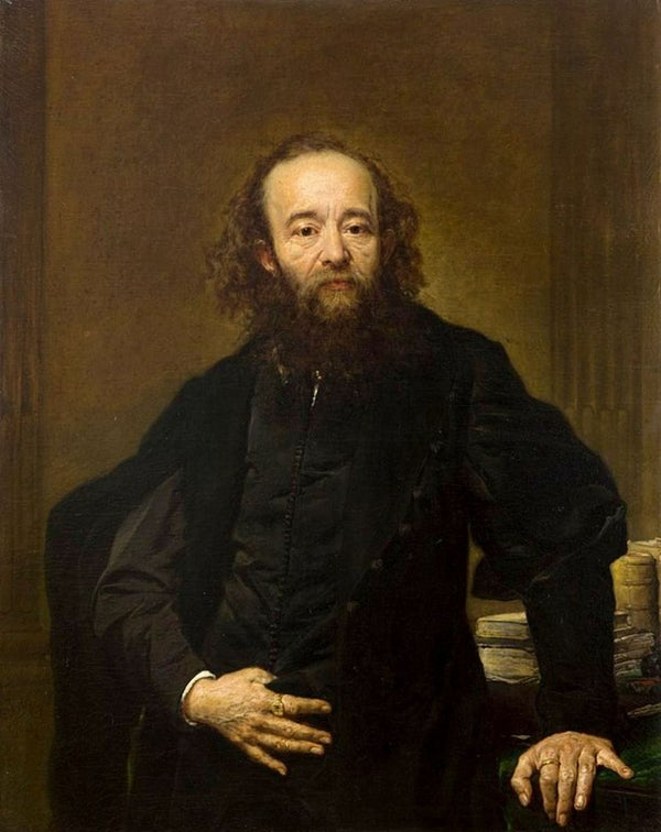 Portrait of Leonard Serafinski Painting by Jan Matejko