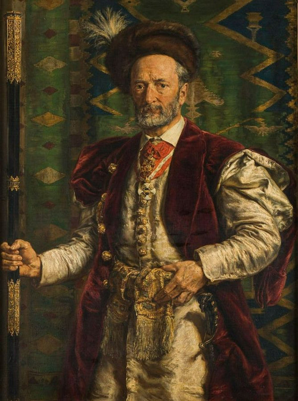Portrait of Mikolaj Zyblikiewicz Painting by Jan Matejko