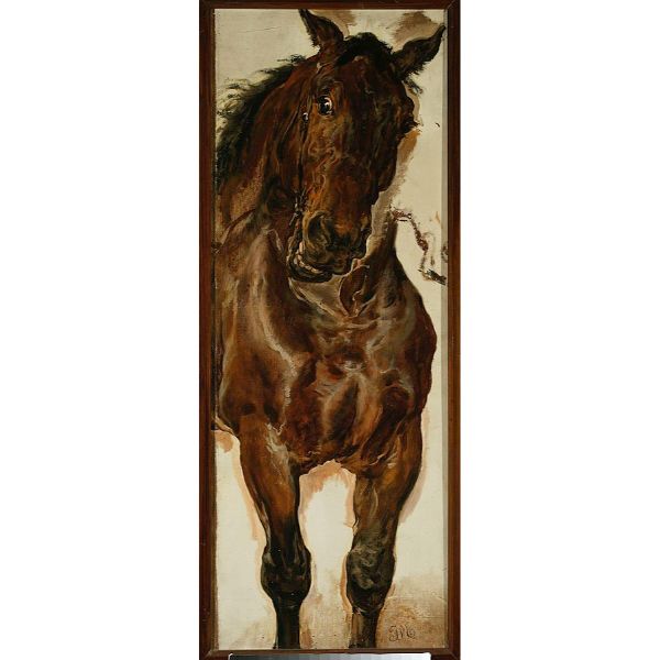 Horse Study II Painting by Jan Matejko