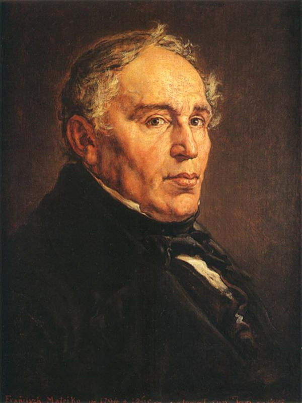 Portrait of Franciszek Matejko Painting by Jan Matejko