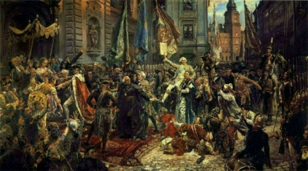 The Constitution of the 3rd May 1791 Painting by Jan Matejko