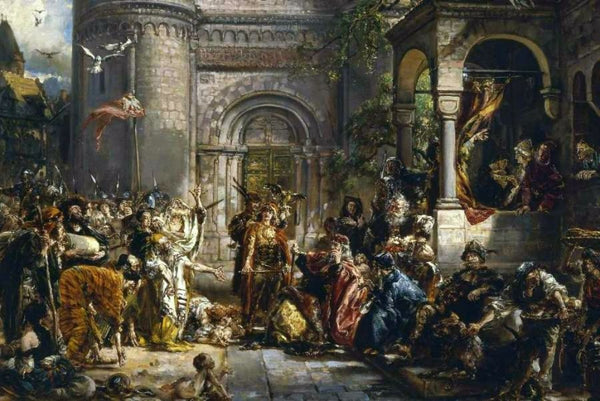 Immigration of the Jews Painting by Jan Matejko