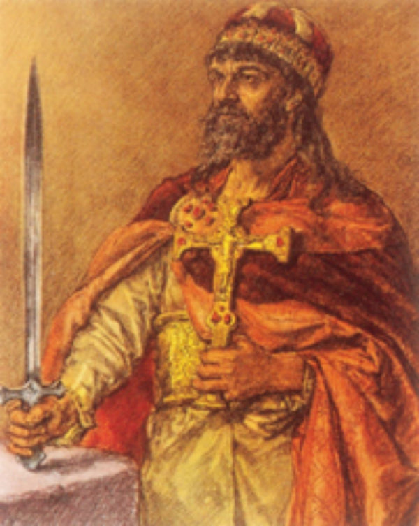 Mieszko I of Poland Painting by Jan Matejko
