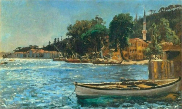 View of Bebek near Constantinople Painting by Jan Matejko