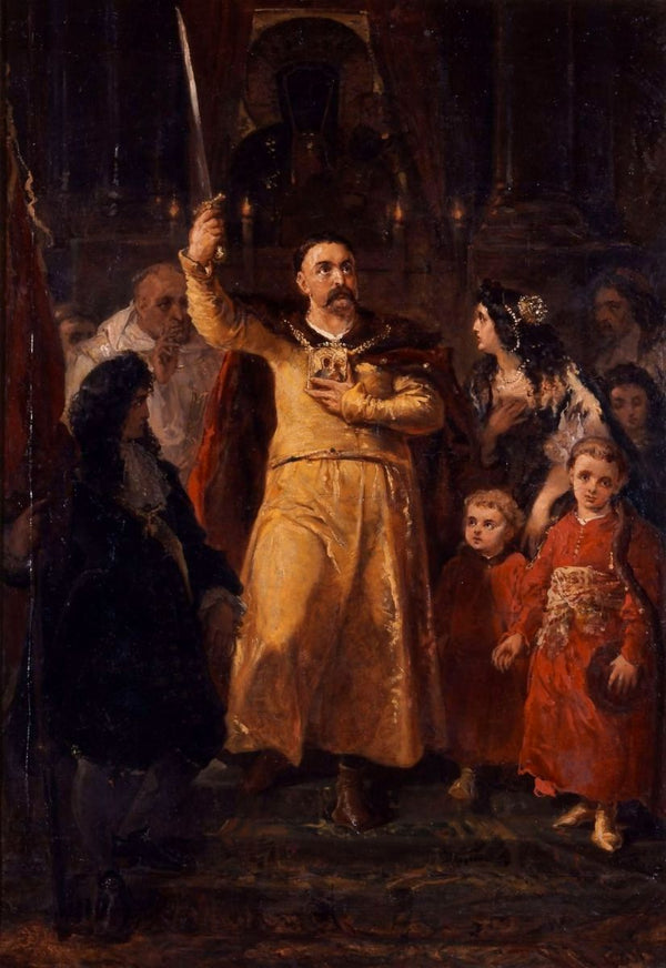 Jan III Sobieski 2 Painting by Jan Matejko