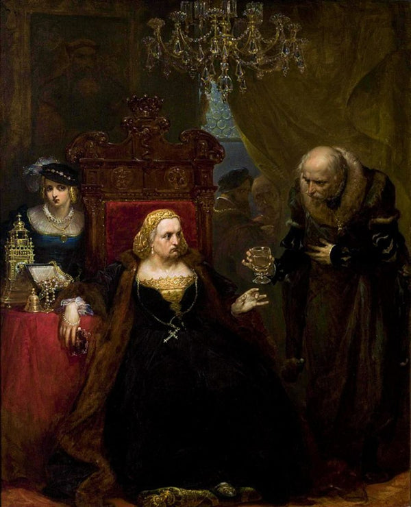 Poisoning of Queen Bona Painting by Jan Matejko