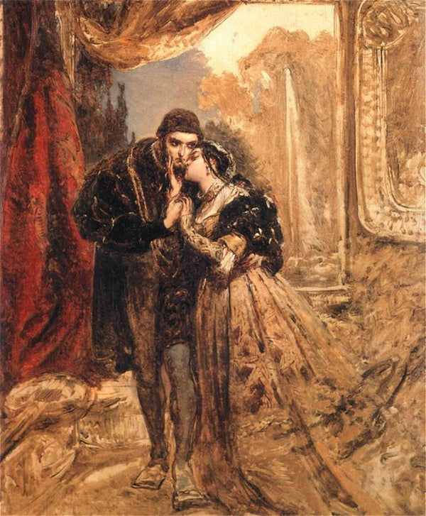 King Sigismund II Augustus and Barbara Radziwill Painting by Jan Matejko