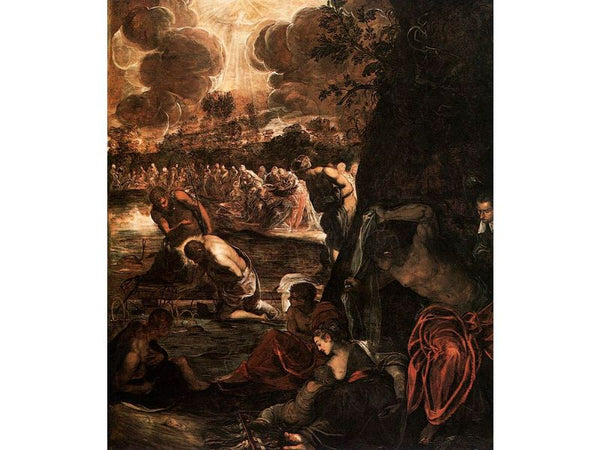 Baptism Of Christ Detail 1579-81 