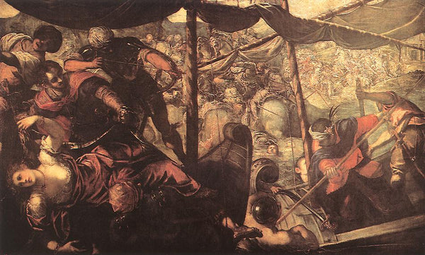 Battle between Turks and Christians, c.1588-89 