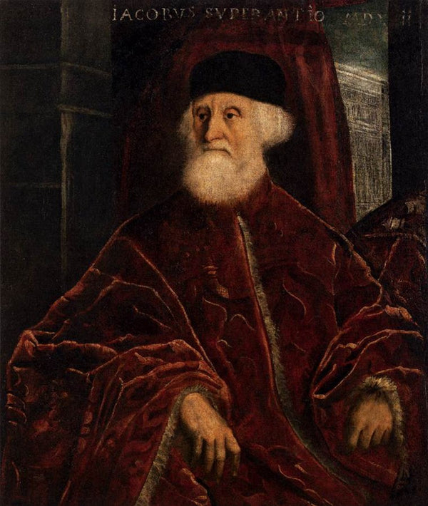 Portrait of the procurator Jacopo Soranzo 1466-1551 1550 